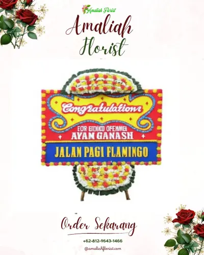 Bunga Papan Congratulation di Tunggara